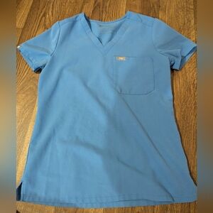 Figs Womens Catarina One-Pocket Scrub Top Size XXS Blue PO# 2443 Technical